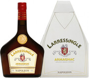 Larressingle Napoleon, Armagnac AOC, gift box, 0.7 л