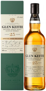 Glen Keith 25 Years Old, gift box, 0.7 л