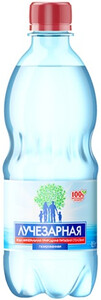 Лучезарная Газированная, в пластиковой бутылке, 0.5 л