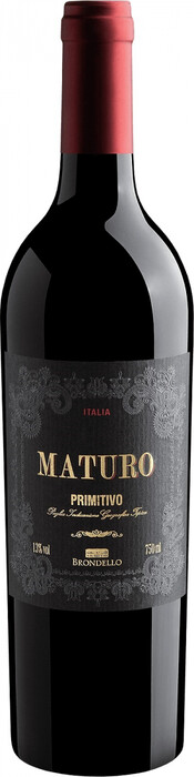 На фото изображение Castellani, Maturo Primitivo, Puglia IGT, 2020, 0.75 L (Матуро Примитиво, 2020 объемом 0.75 литра)