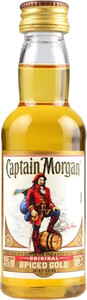 Captain Morgan Spiced Gold, 50 ml