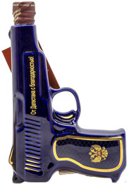 Лезгинка КВ, фарфоровая бутылка Пистолет, 250 мл