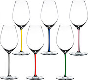 На фото изображение Riedel, Fatto a Mano Champagne Glass, set of 6 pcs, assorted, 0.445 L (Фатто э Мано Бокал для Шампанского, набор из 6 шт, ассорти объемом 0.445 литра)