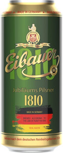 Eibauer Jubilaums Pilsner 1810, in can, 0.5 л