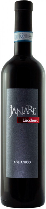 На фото изображение Janare, Lucchero Aglianico, Sannio DOP, 2016, 0.75 L (Джанаре, Луккеро Альянико, 2016 объемом 0.75 литра)