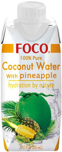 FOCO Coconut Water with Pineapple, 0.33 L