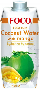 Напій FOCO Coconut Water with Mango, 0.33 л