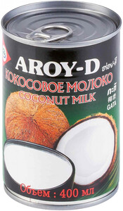 Aroy-D Coconut Milk, in can, 400 мл