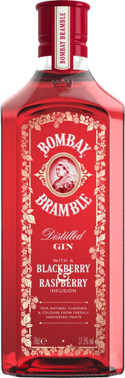 На фото изображение Bombay Bramble, 0.7 L (Бомбей Брамбл объемом 0.7 литра)