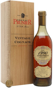Коньяк Prunier Grande Champagne AOC, 1990, gift box, 0.7 л