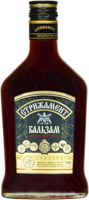 На фото изображение Стрижамент, Бальзам, фляжка, объемом 0.25 литра (Strizament, Balsam, flask 0.25 L)