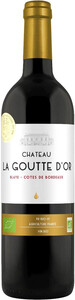 Вино Chateau La Goutte dOr, Blaye-Cotes de Bordeaux AOC, 2018