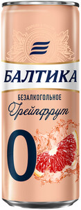 Baltika №0 Grapefruit, in can, 0.33 L