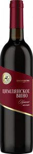 Tsimlyanskoe Vino Red Semi-Sweet, 0.7 L