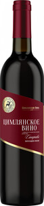 Tsimlyanskoe Vino Saperavi, Red Semi-sweet, 0.7 L