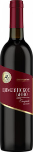Tsimlyanskoe Vino Saperavi, Red Dry, 0.7 L