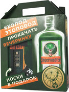 Jagermeister, gift box with socks, 0.7 L