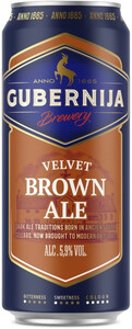 Gubernija, Velvet Brown Ale, in can, 0.5 л