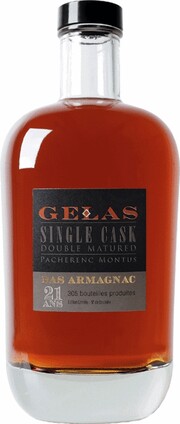 In the photo image Gelas, Single Cask, 21 ans, 0.7 L