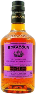 Edradour 21 Years Old, Bordeaux Cask Finish, 1999, 0.7 L