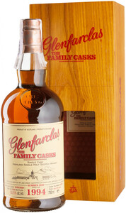 Glenfarclas 1994 Family Casks (50,5%), wooden box, 0.7 л