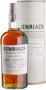 Виски Benriach, Cask Edition Oloroso Sherry Butt (cask #2569), 2005, in tube, 0.7 л
