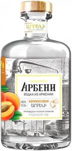 Водка Арбени Абрикосовая, 0.5 л