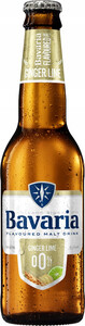 Баварское пиво Bavaria Ginger Lime, Non Alcoholic, 0.33 л