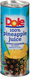 Dole Pineapple, in can, 250 мл