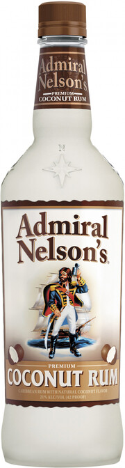 На фото изображение Admiral Nelson Premium Coconut Rum, 0.7 L (Адмирал Нельсон Премиум Коконат объемом 0.7 литра)