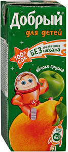 Dobryj for Children, Apple-Pear, 200 ml