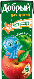 Dobryj for Children, Apple-Peach, 200 ml