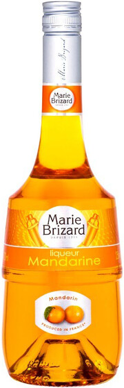 На фото изображение Marie Brizard, Mandarine Liqueur, 0.7 L (Мари Бризар, Мандариновый ликер объемом 0.7 литра)