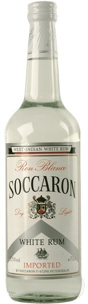 In the photo image Soccaron White Rum, 0.7 L