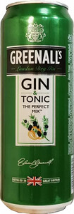 Greenalls Gin&Tonic Original, in can, 0.45 л