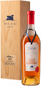Deau, Cognac Bons Bois AOC, 2000, gift box, 0.7 L