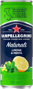 S. Pellegrino Limone & Menta, in can, 0.33 л