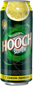 Hoopers Hooch Super Lemon, in can, 0.45 л