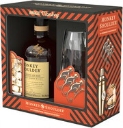 Monkey Shoulder, gift box with glass, 0.7 л
