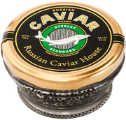 Russian Caviar House, Standard Sterlet Black Caviar, glass, 100 g