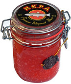 Russian Caviar House, Salmon Caviar, glass, 350 g