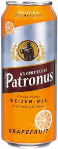 Patronus Weissbier-Radler Grapefruit, in can, 0.5 л