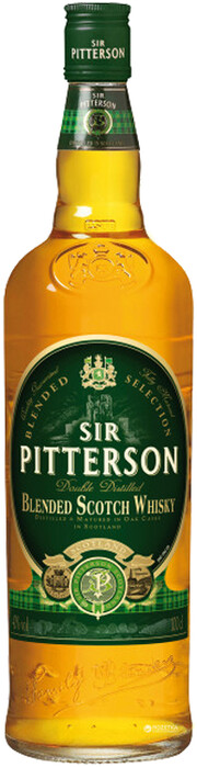 На фото изображение Sir Pitterson Blended Selection, 1 L (Сэр Питтерсон Блендид Селекшн в бутылках объемом 1 литр)