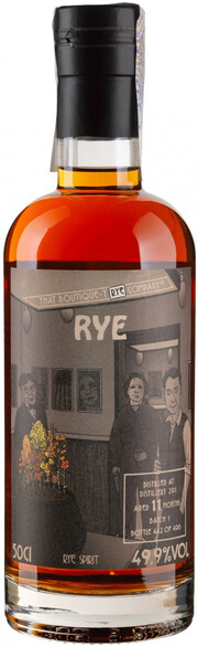 На фото изображение That Boutique-y Rye Company, Distillery 291 11 Months Old Batch 1, 0.5 L (Дистиллери 291 11 Месяцев Партия 1 в бутылках объемом 0.5 литра)