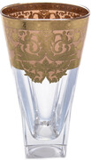 Astra Gold, Adagio Natalia Water Glass, Golden Ivory Decor, set of 6 pcs, 380 мл