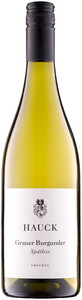 Белое вино Weingut Hauck, Grauer Burgunder Spatlese Trocken, 2020