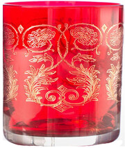 Rona, Classic Whisky Glass, Red, set of 6 pcs, 280 мл