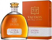 Vaudon Extra, Cognac Fins Bois AOC, carafe & gift box, 0.7 L