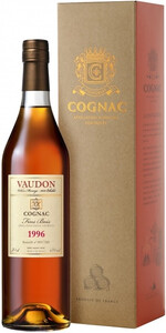 Vaudon Vintage, Cognac Fins Bois AOC, 1996, gift box, 0.7 л