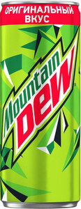 Mountain Dew (Russia), in can, 0.33 л